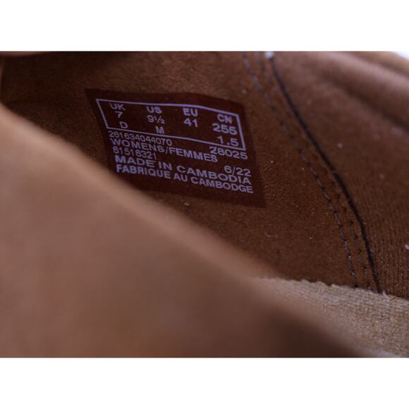 Clarks Loafers Womens 9.5 Brown Suede Slip On Shoes Tilmont Step Cap Toe Smoking - Picture 9 of 11